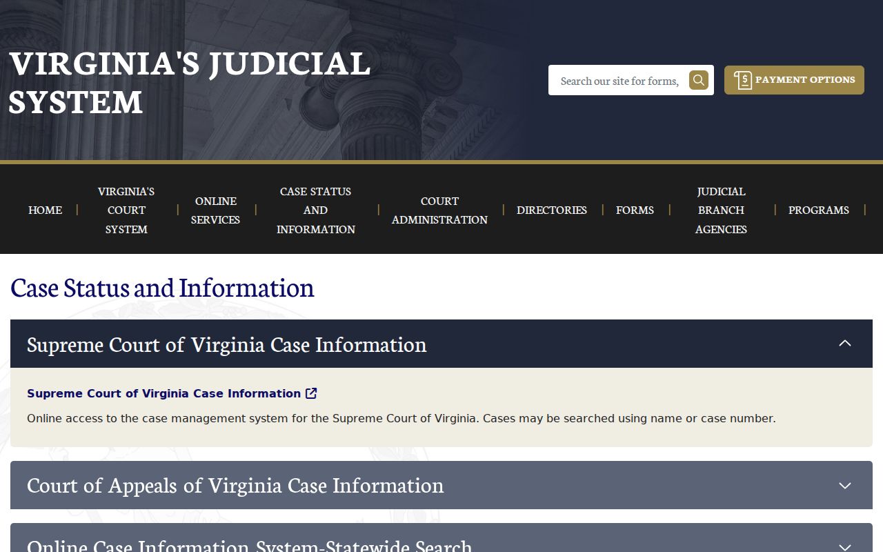 Harrisonburg City warrant records court status and search routes